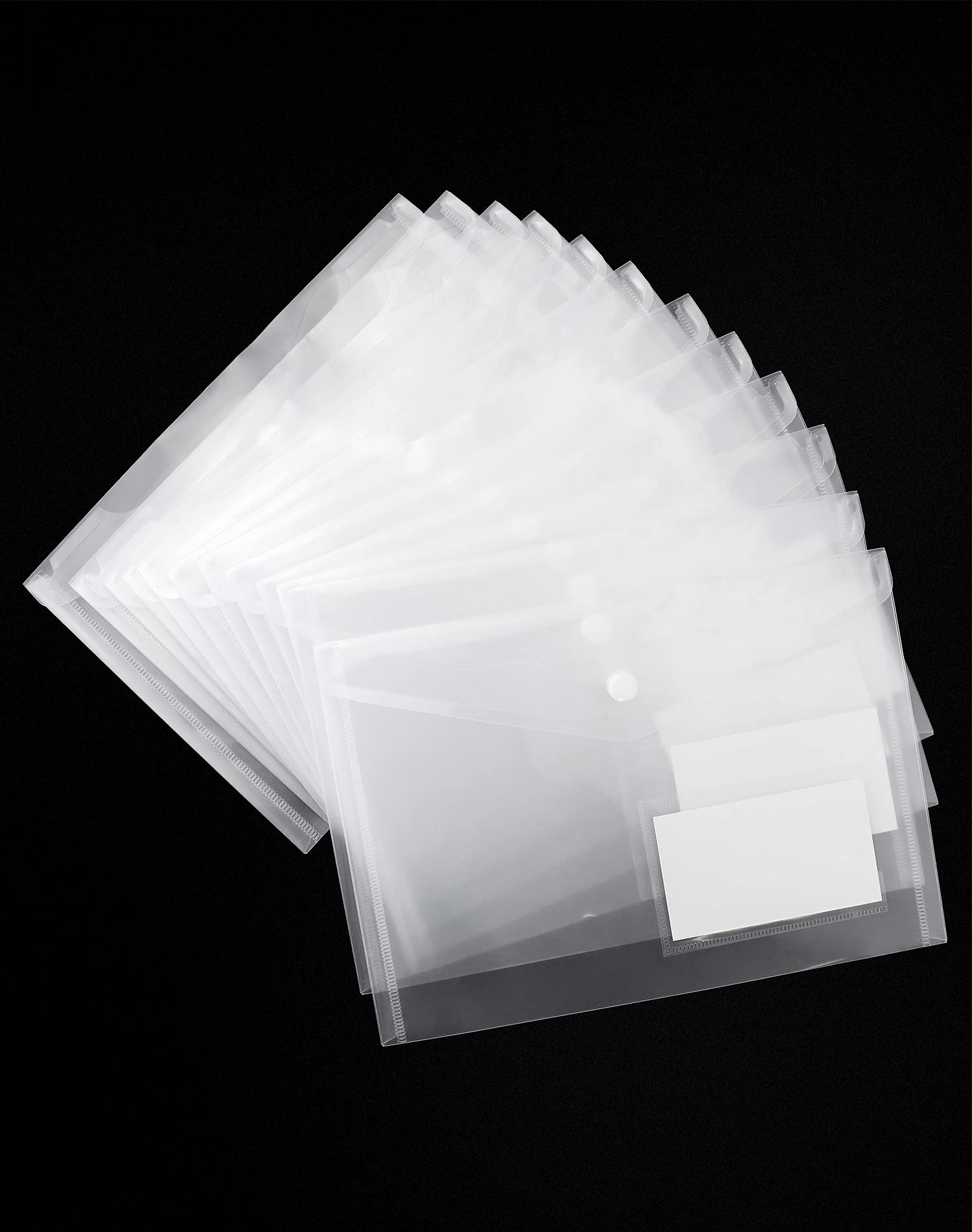 Rapesco Documentmap 0695 A4 Drukknop PP  Polypropeen  Liggend 24  B  X 0,2  D  X 36  H  Cm Transparant 5 Stuks P 1132382