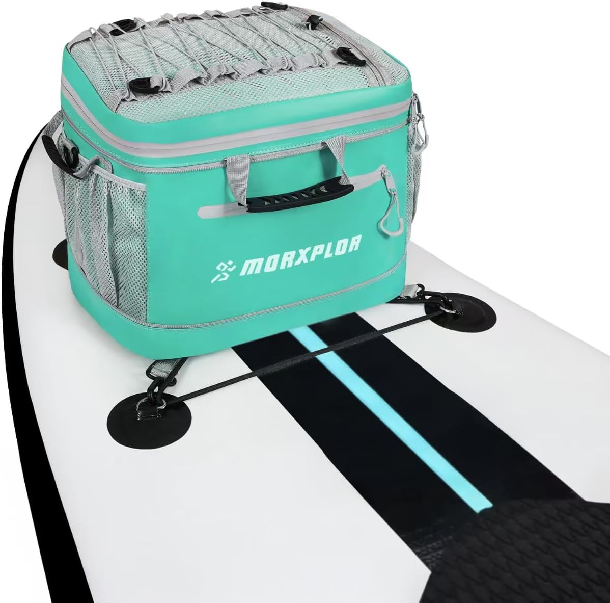 Paddleboard Cooler Deck Bag,Waterproof PVC Material Deck Bag,Large Capacity 24 cans Sup Cooler for Paddle Board,Cooler Bag for Paddleboard