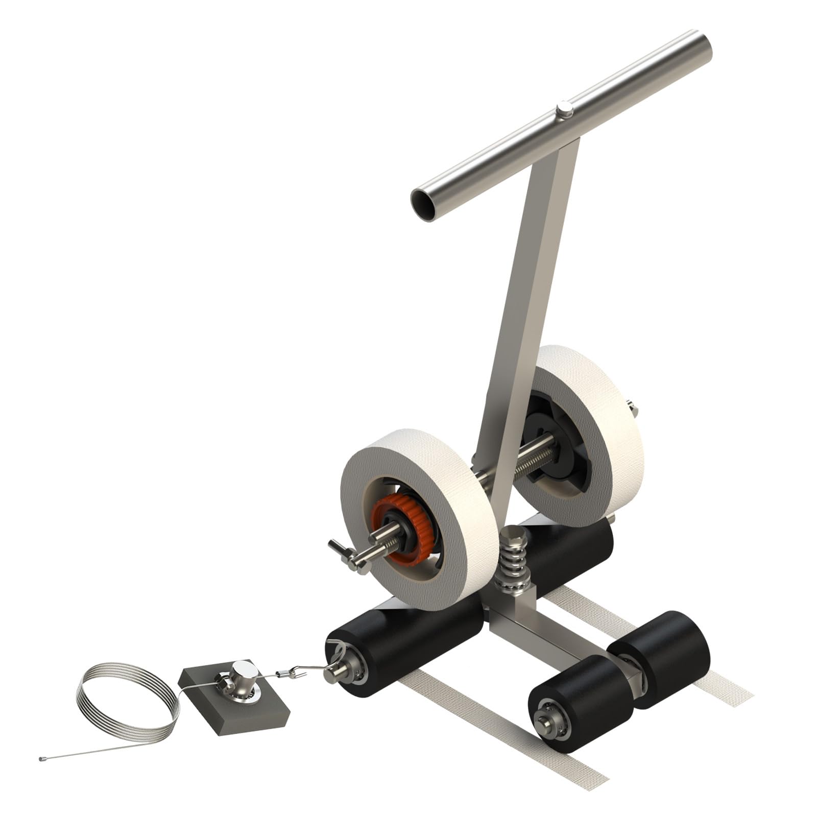 GLETSF Line Marking Machine, Tape Machine, Manual Tape Applicator with Adjustable Handle, for Basketball Courts and Workshops,