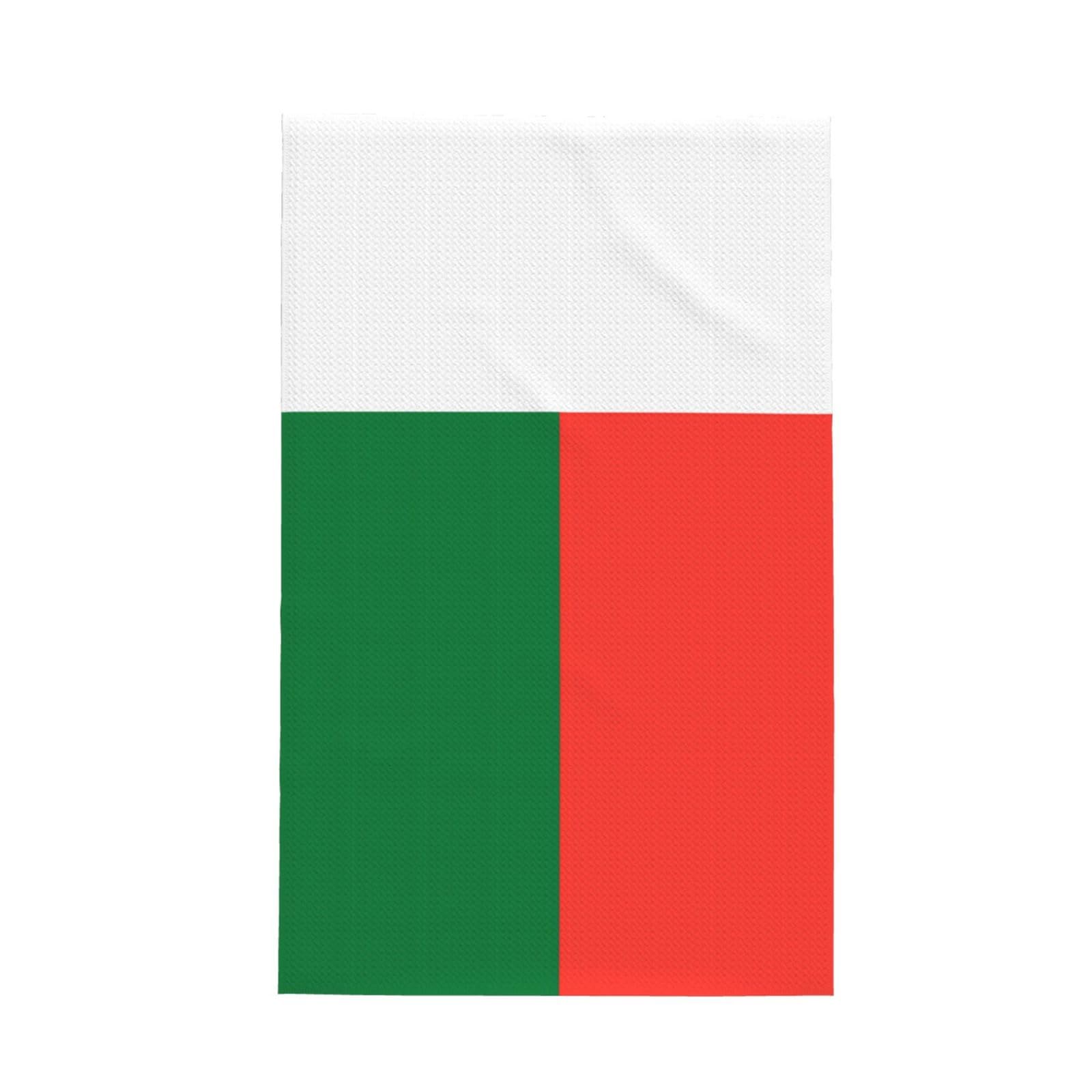 SXZVVBN Flag of Madagascar Super Absorbent Microfibre Waffle Towels Fast Drying Dish Cloths Home Cafe Barista