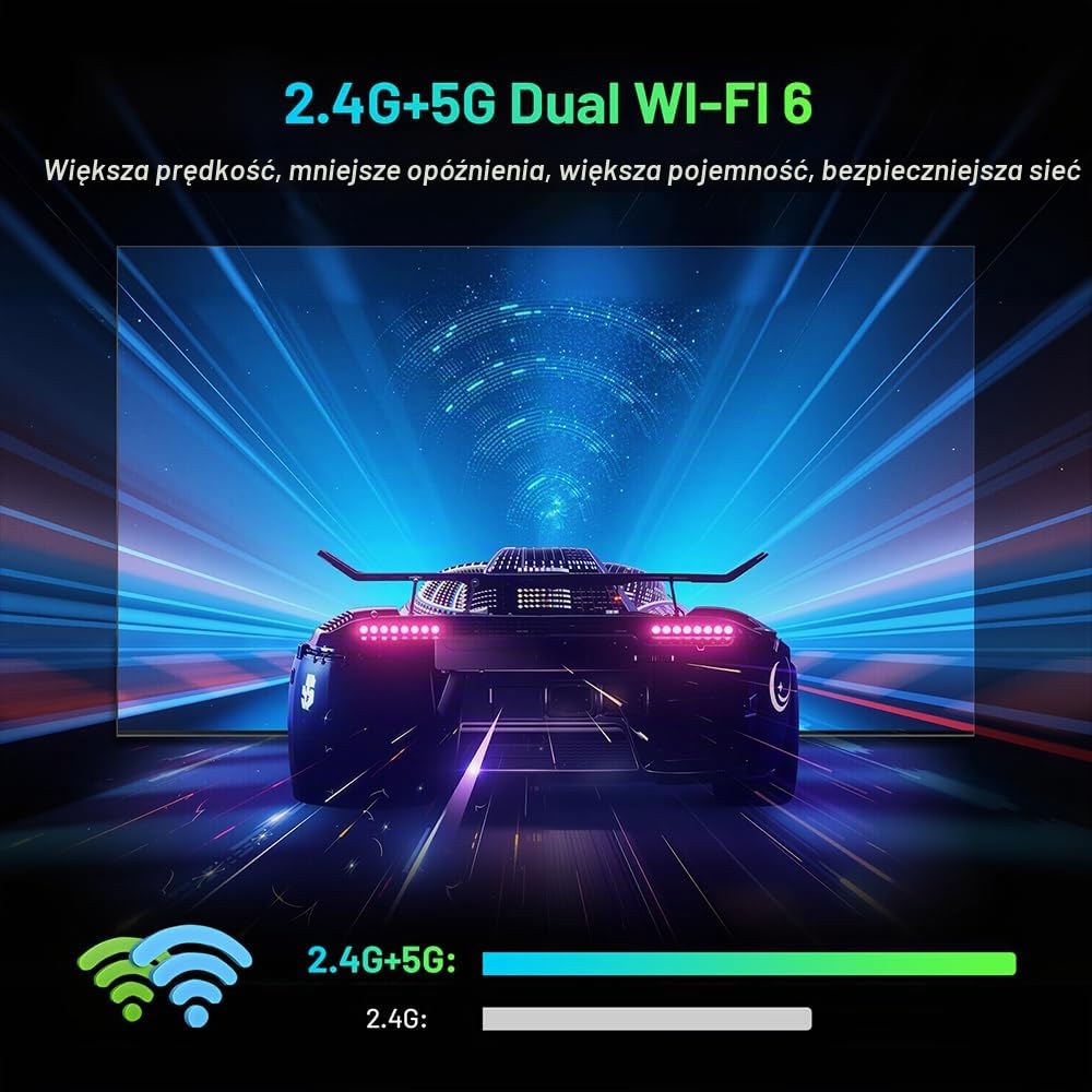 HK1 K8Mini Android 14.0 TV Box 2 GB RAM 16 GB ROM RK3518 Quad Core CPU Mali-450 GPU Wsparcie 2.4G/5G WiFi BT5.0 Smart TV Box - Nr modelu: HK1 K8Mini 2GB 16GB