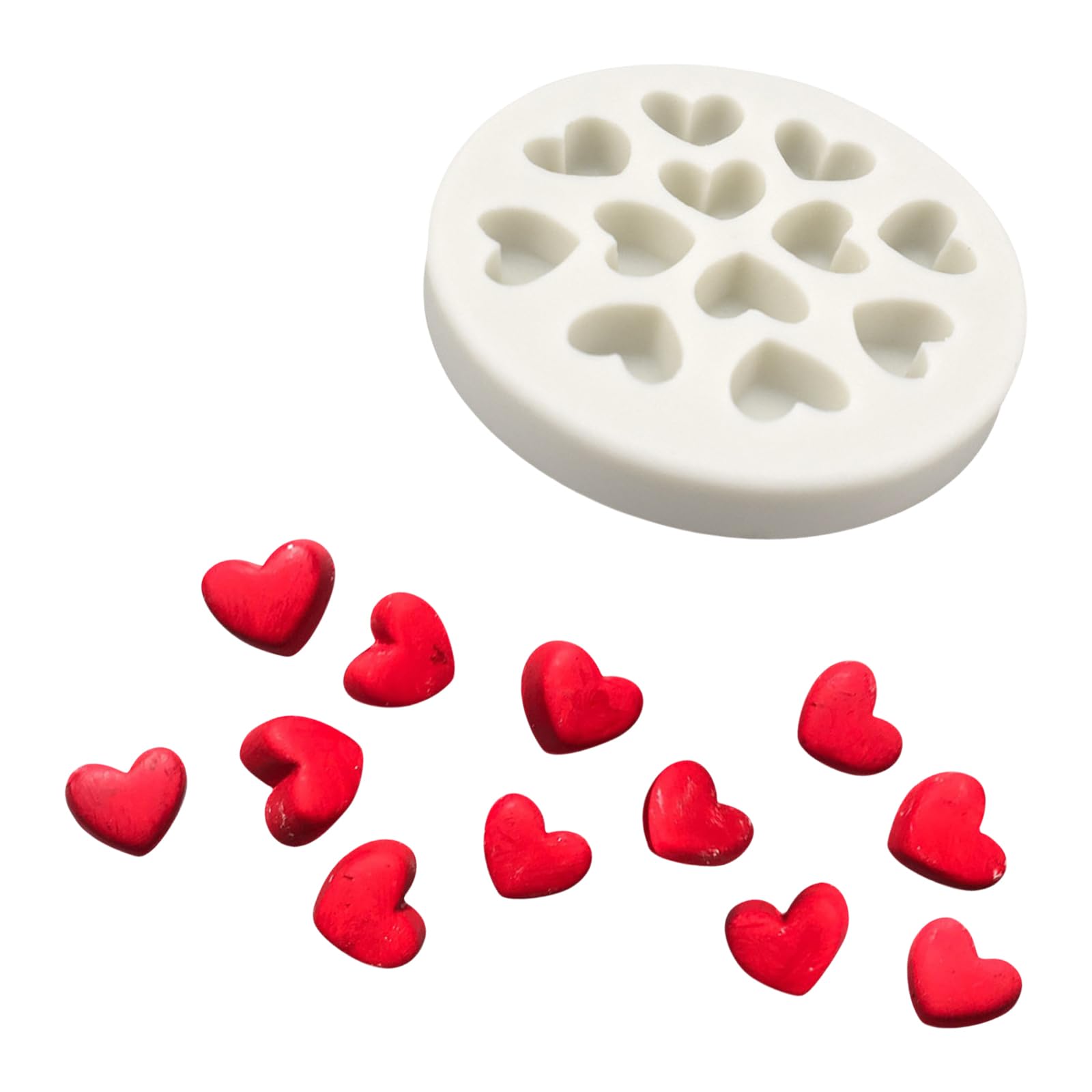 ATRYG Multi Cavity Silicone Bakewares Heart Shaped for Chocolate Cake Fondant Candy Baking Tool Kitchen Accessories