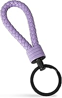 Vista 2 de SERASAR Leather Keychain [Strong] - with Additional Stainless Steel Key Ring for Small Keys - with Gift Box