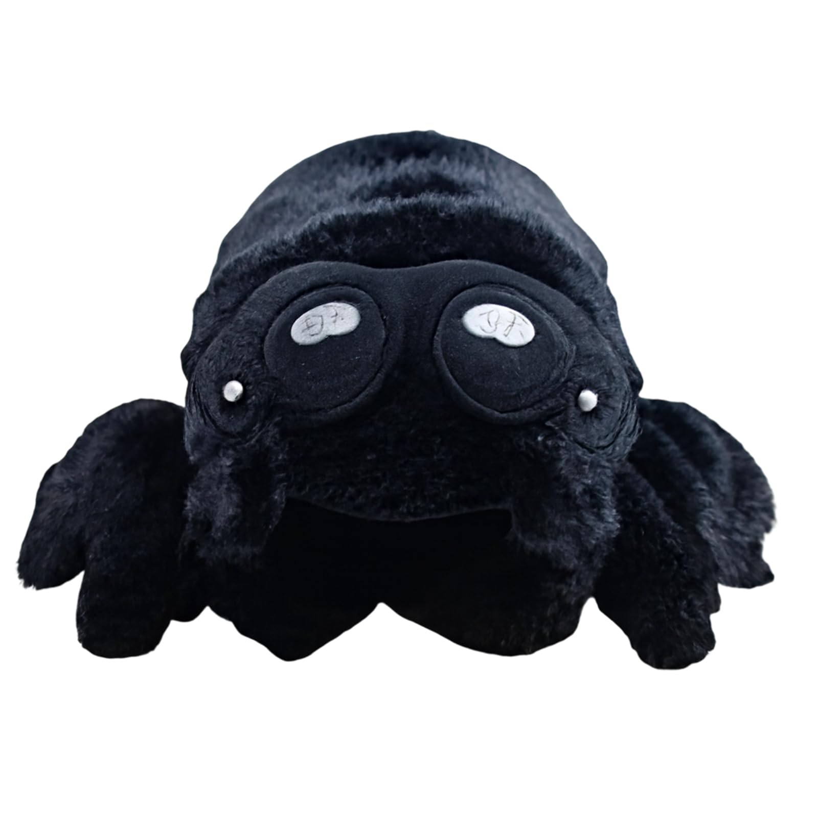 ZPSCXQ Spider Plush Toy, ghost spider, spiderman teddy, Soft Black Smiling Spider Stuffed Animal, Realistic Halloween Toys for Kids, Weighted Plush for Decoration, 20 cm