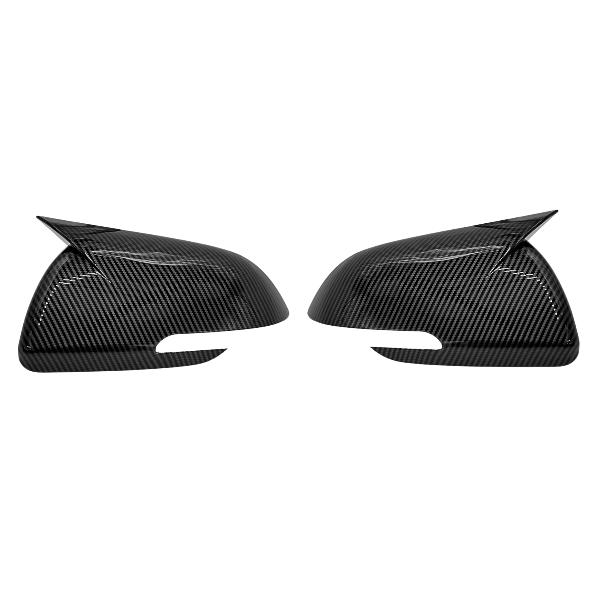 TRANDWALA Batman Style Car Side Mirror Covers Compatible for Xuv 3XO Carbon Black ABS Material, Rearview Wing Mirrors with Adhesive Installation, Set of 2 LH & RH-image-40