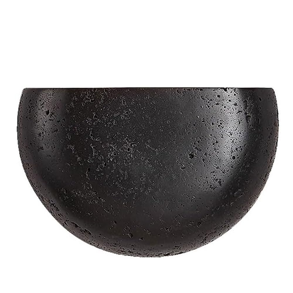JISHUBO G9 Light Source Black Travertine Wall Sconce, Modern Industrial Style Wall Light, Hardwired Indoor Wall Lamp, Corridor Living Room Restaurant Decoration Light Fixtures