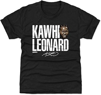 500 LEVEL Kawhi Leonard Stacked Los Angeles Clippers Youth Shirt