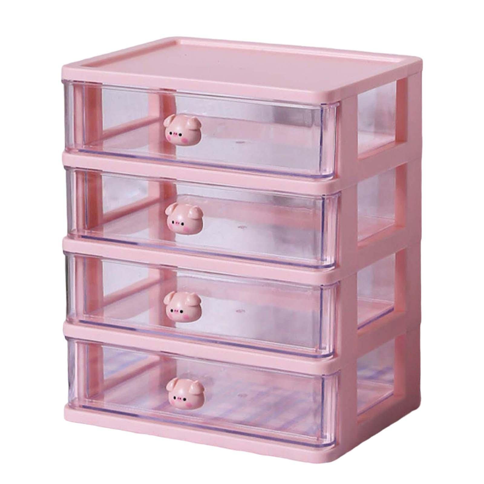 Organiseur de maquillage empilable avec tiroirs fluides pour gagner de la place