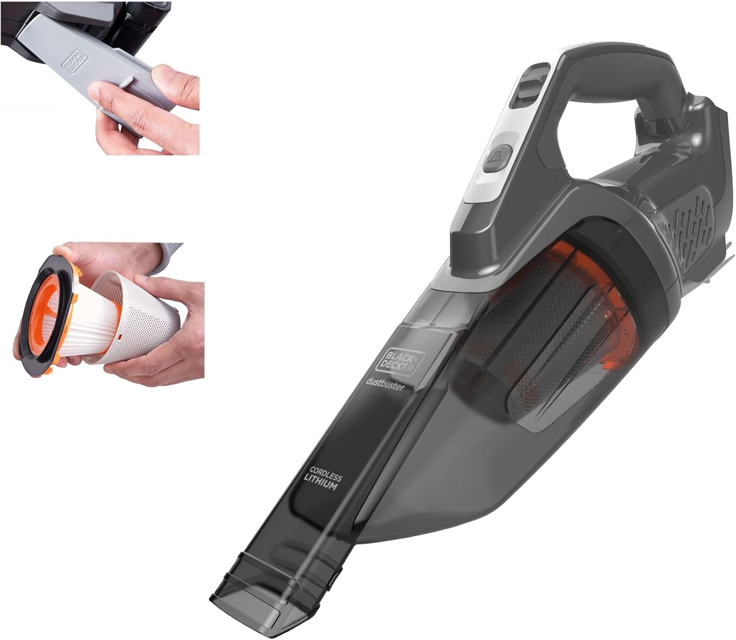 BLACK+DECKER 20V MAX POWERCONNECT Handheld Vacuum, Cordless, Battery Not Included, Bare Tool Only (BCHV001B) Handheld Vacuum (Tool Only)