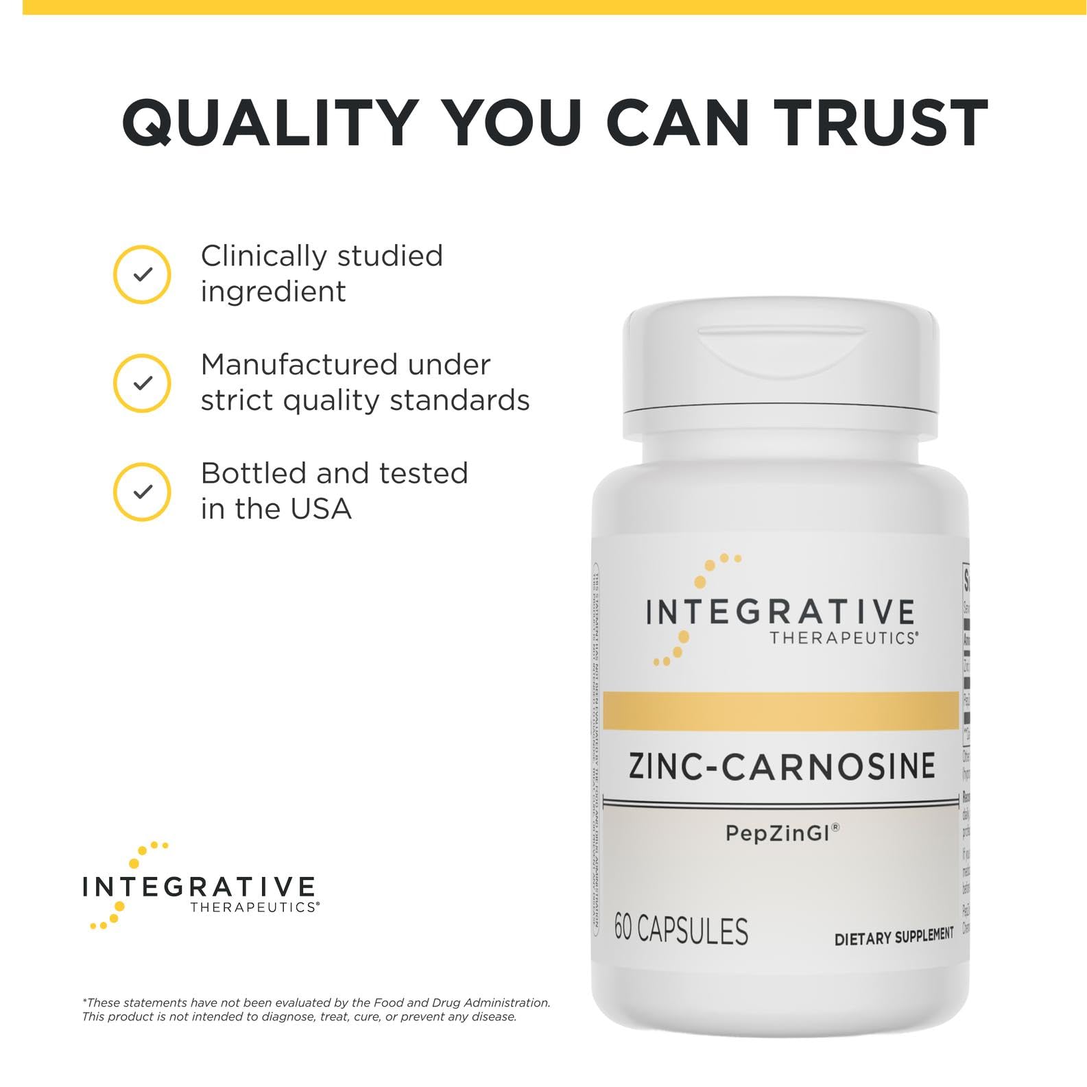 Integrative Therapeutics Zinc-Carnosine, 60 Capsules — Amazon image 6