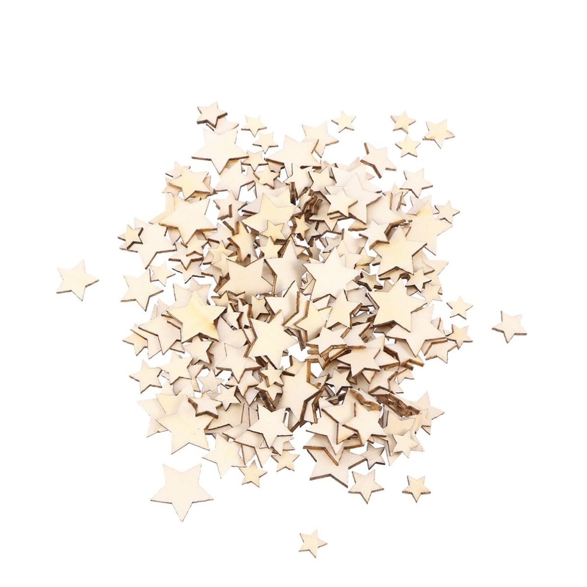 Pentagramas de bodas de madera adornos colgantes beige jojofuny piezas artesanales bricolaje