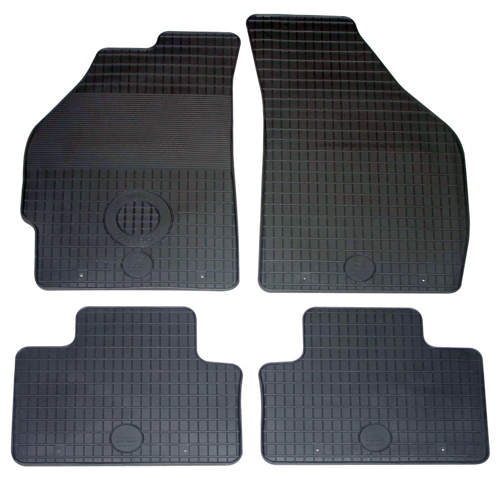 Cora 000132040 Tappeti Personalizzati in Gomma, 4 Pezzi