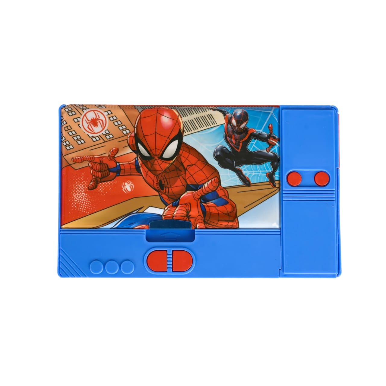 SHISHI Plastic Multipurpose Big Size Jumbo Spiderman Magnetic Dual Side Spacious Art Plastic Pencil Box (Blue) (B0CN15VFG3) Amazon Price History, Amazon Price Tracker