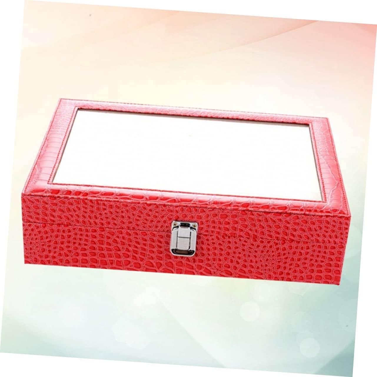 PACKOVE Organizer Do Przechowywania Okularów Przeciwsłonecznych Pudełko Ekspozycyjne Z Pu Z 8 Przegródkami Idealne Do Użytku Domowego I Biznesowego