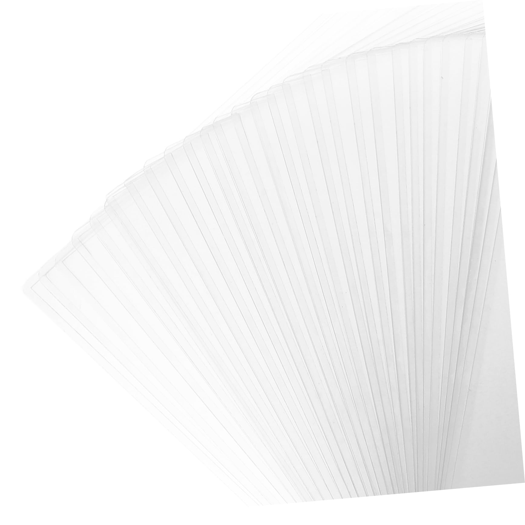 30 Stück Transparente Hartplastik Klarsichthüllen für Dokumente