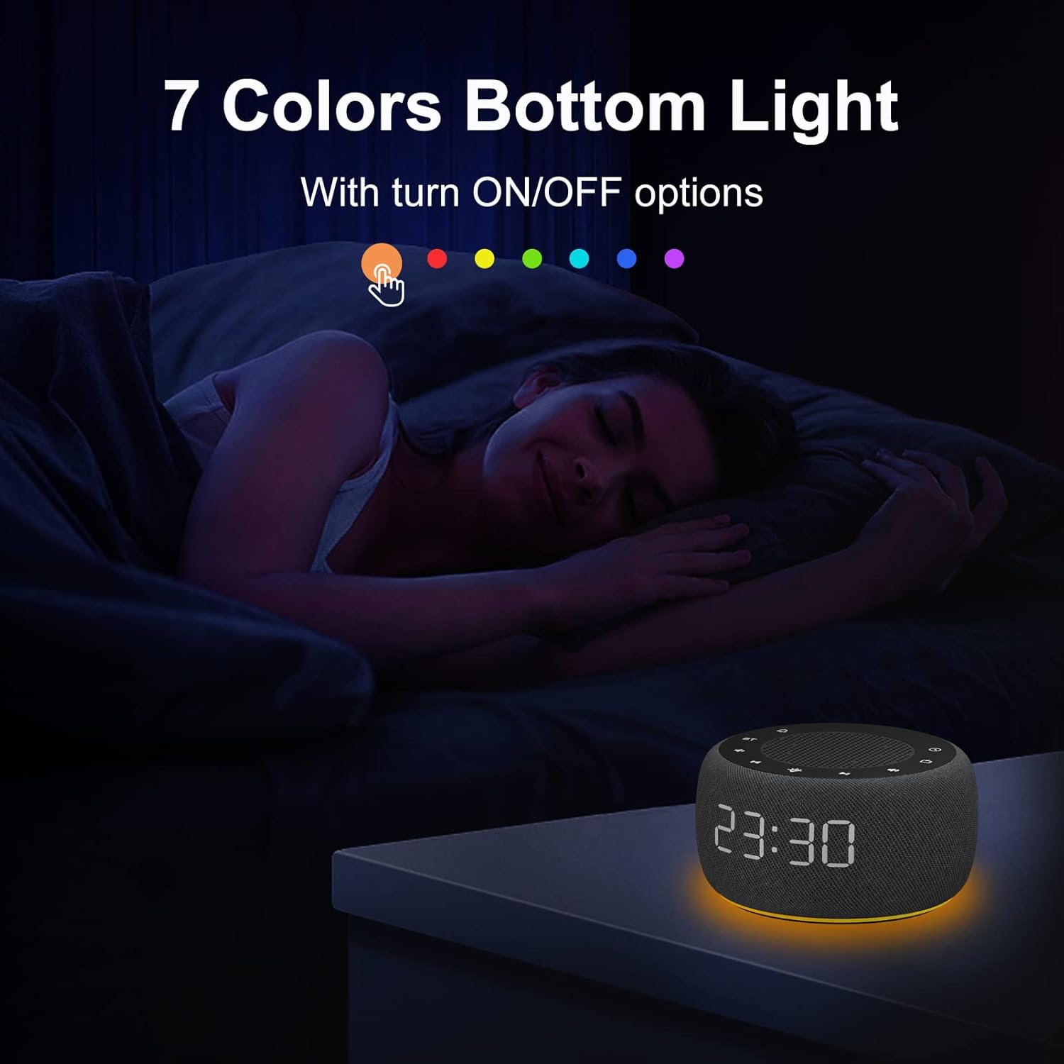 Diagram showing the top control panel