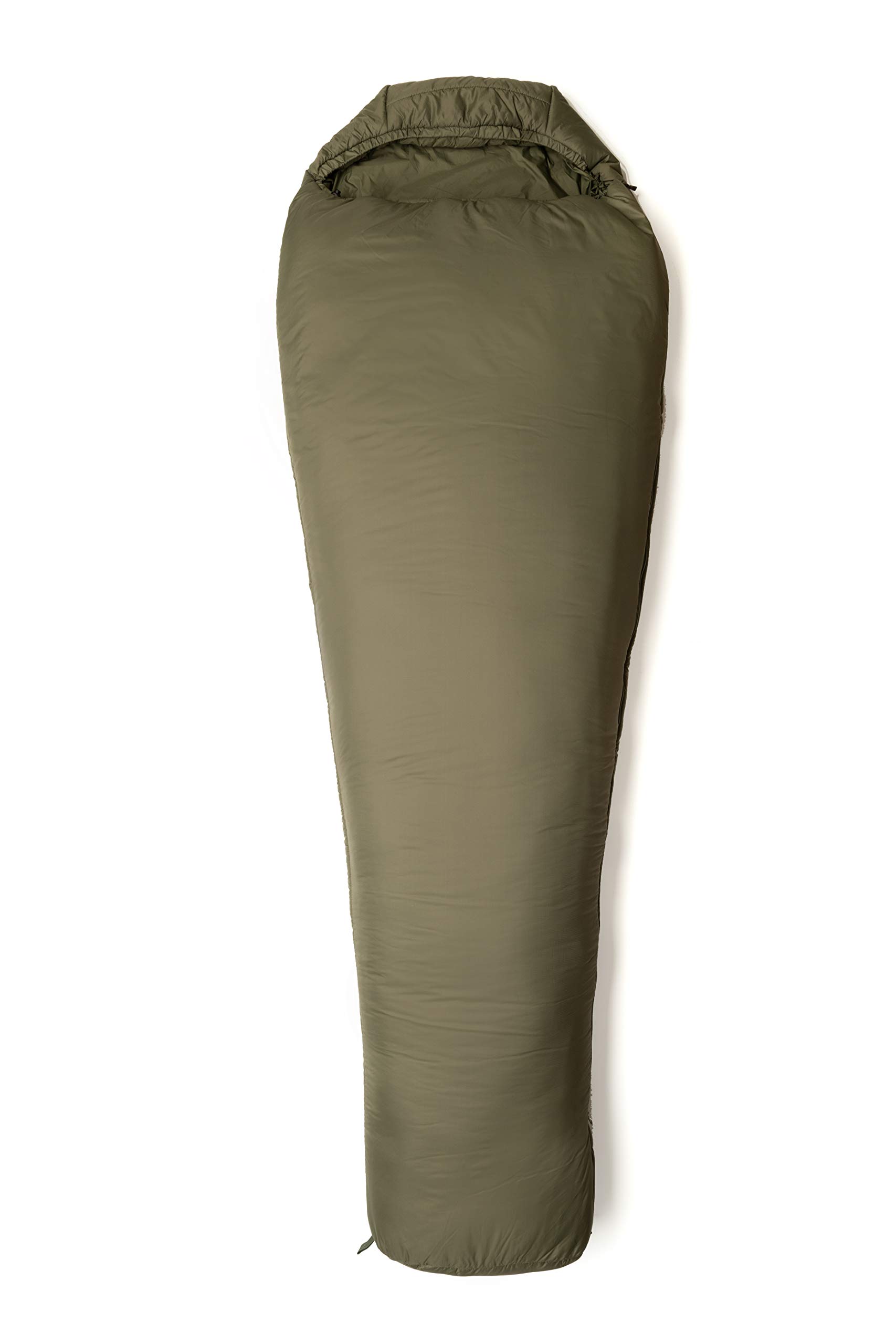 Snugpak Softie 10 WGTE Sleeping Bag with Softie Premier Insulation - Lightweight, Water-Repellent Sleep Bag with Adjustable Hood, Two-Way Zips for Trekking, Camping - UK-Made - Olive (LZ) — image 1