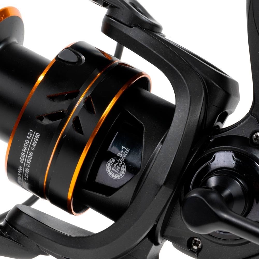 Carrete Hart E-System 3-6000-3+1bb-5 para Pesca Deportiva para Mejorar el Rendimiento en Cada Uso con Detalle técnico 3-6000-3+1bb-5 2