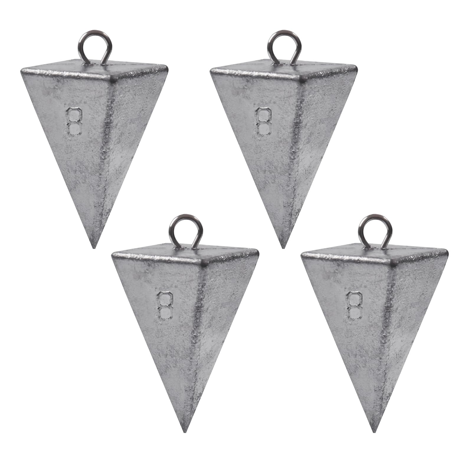 Pialline piramidali Pesi da pesca Sinkers Acqua Salata Surf Pesi da pesca Bullet Sinkers per Oceano Acqua Salata Attrezzatura da pesca Attrezzatura da pesca 28,3 g 56,7 g 85 g 113,4 g 141,7 g 170,1 g