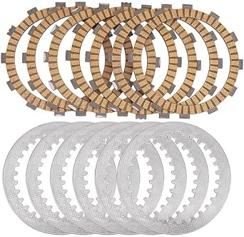 Motorcycles Friction Plate Clutch Set 13Pcs Motorcycle Accessories Clutch Plate & Steel Friction Disc Kit for Y&AMAHA XT660R XT660X 25KW XT660Z XVS650 Drag Star MT03