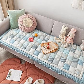 アンティーククロス♡中綿付きロングクッション　ソファークッション Amazon.co.jp: ソファシートマット 綿 北欧 花柄 長座布団 低