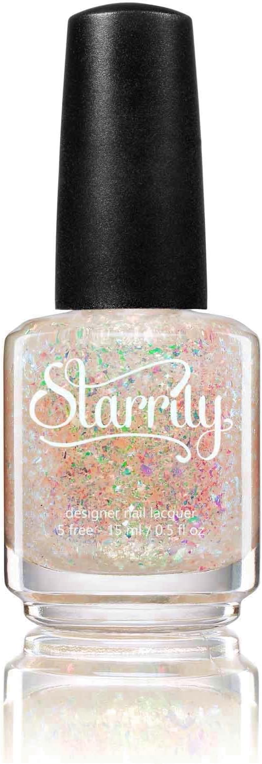 Iridescent Color Shifting Flake Nail Polish by Starrily - 15 ml - Pink Green Enchanted
