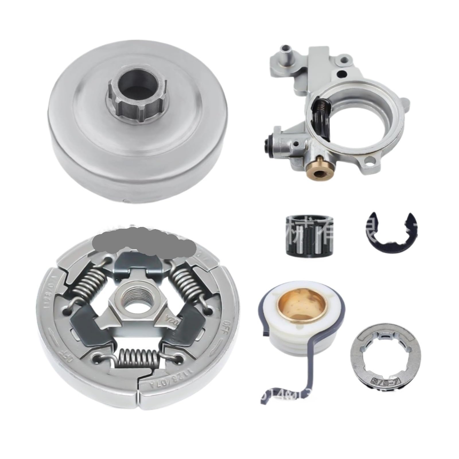 Fit For S-t-i-h-l MS361Clutch Drum Sprocket Rim Oil Pump Worm Gear Kit
