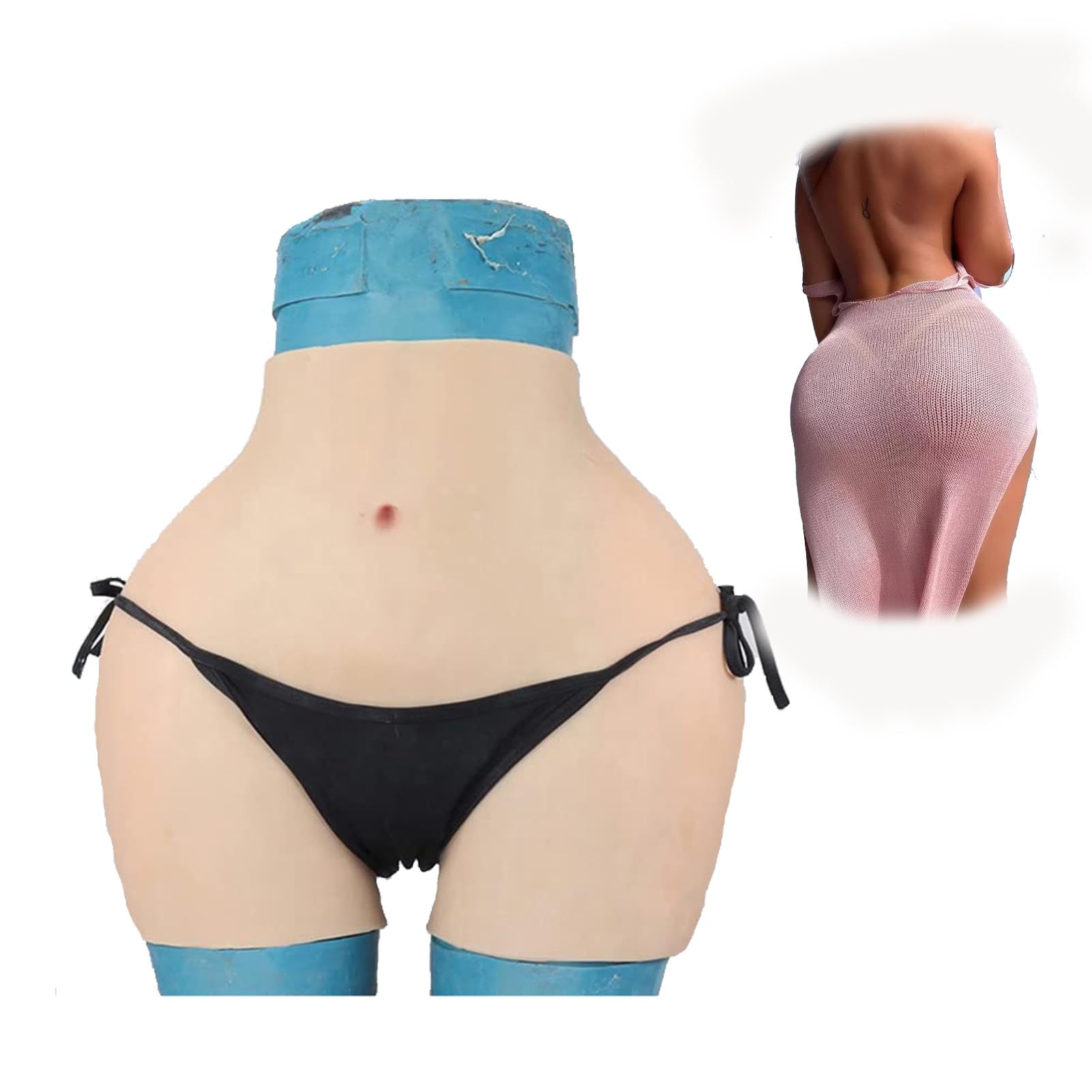 SoTUCR Silicone Pants Hip Enhancer Crossdresser Pants Big Hips Butt Shaper Underwear for Drag Queen Crossdresser,Color 2,S