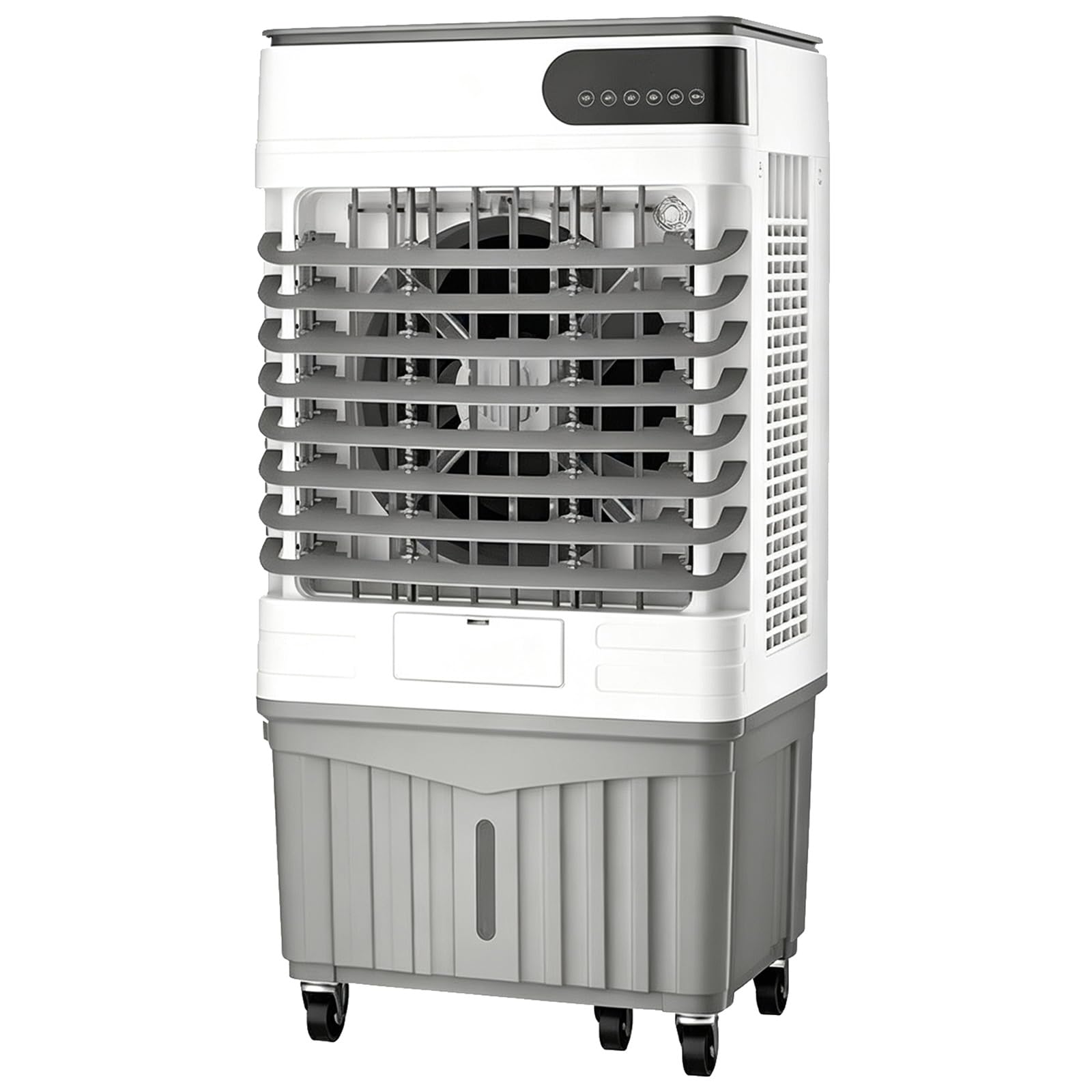 Evaporative Air Cooler with 8Gal Large Water Tank, Evaporative Coolers with 120° Oscillation for Garage, Warehouse, Patio