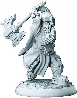Fergus Machado Estridente - Basilisco Miniaturas - Resina sem Pintura - Miniaturas para RPG