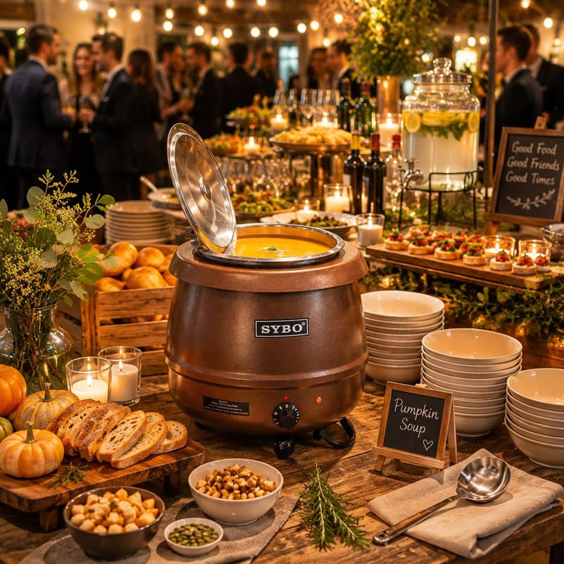 Commercial Soup Kettle Warmer Stainless