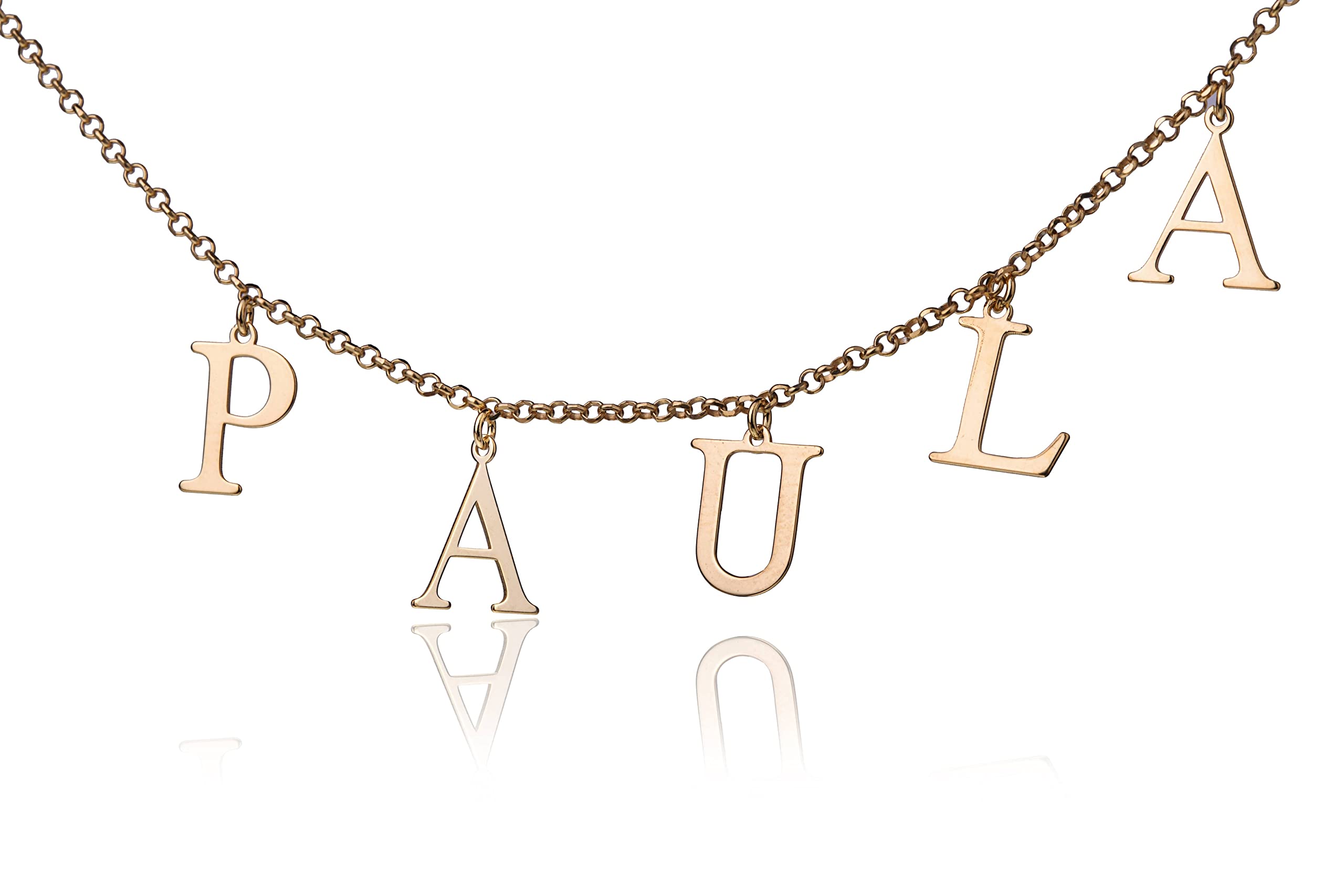 Sakrami Collana da Donna,Ragazza in Argento 925 Componibile con Lettere -Idea Regalo per Compleanno, Comunione,Cresima, Anniversario, San Valentino, Natale + Confezione Personalizzata