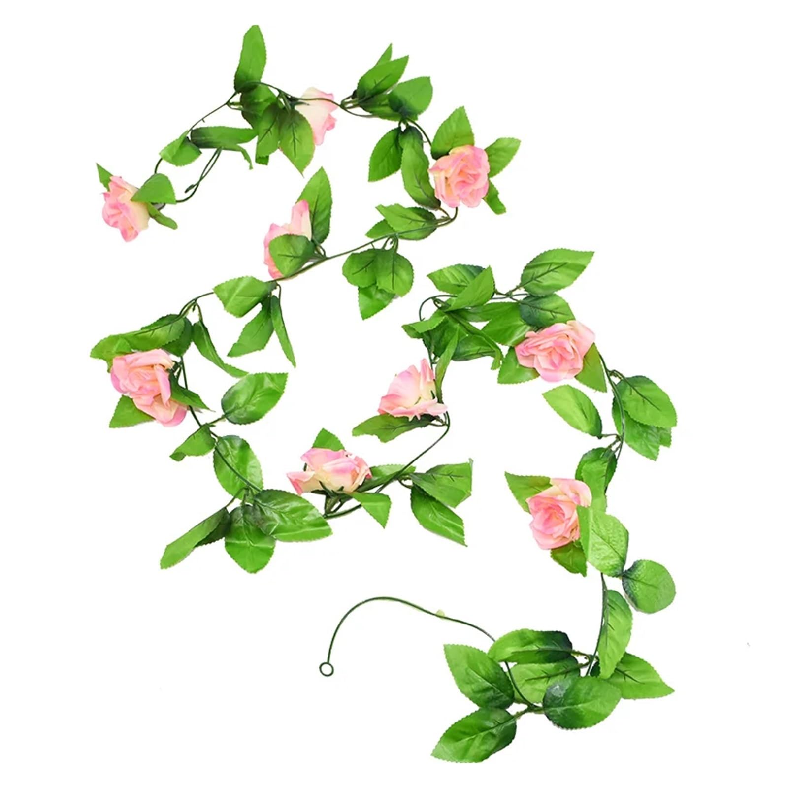 DSFIHJO Artificial Flower Vine Fake Ivy Wisteria Flowers Artificial Plant Vine Garland for Room Garden Decorations Wedding Arch Floral Decor(230cm H03)