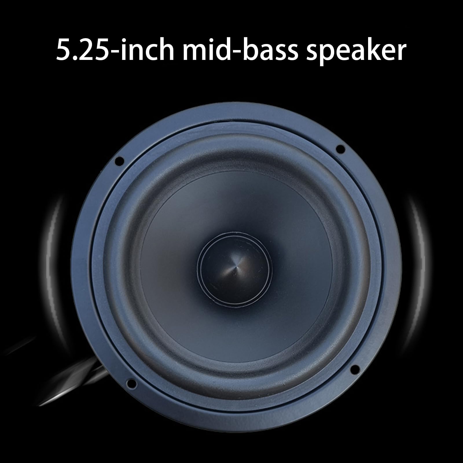 5,25 cala głośnik niskotonowy HIFI głośnik niskotonowy wzmocniona metalowa gumowa rama dokładne odtwarzanie dźwięku HiFi niska częstotliwość