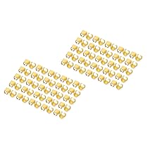 DIGITUS Clip Colorate per Cavi Patch RJ45 – organizzazione cromatica dei Cavi di Rete – 100 Pezzi – per Cavi LAN Cat 5e, Cat 6 e Cat 6A – AWG da 24, 7 a 27, 7 – Giallo