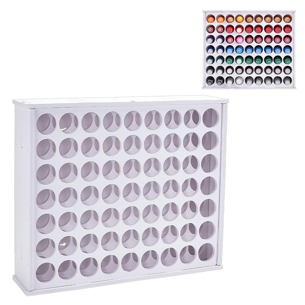 Conteneurs de stockage de peinture rotatifs 360 à 72 emplacements