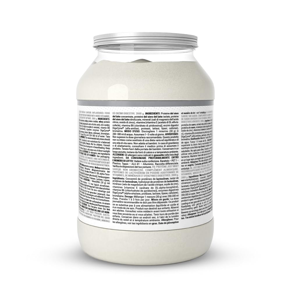GymBeam Just Whey Protéine en Poudre – Sans arôme – 2000 g