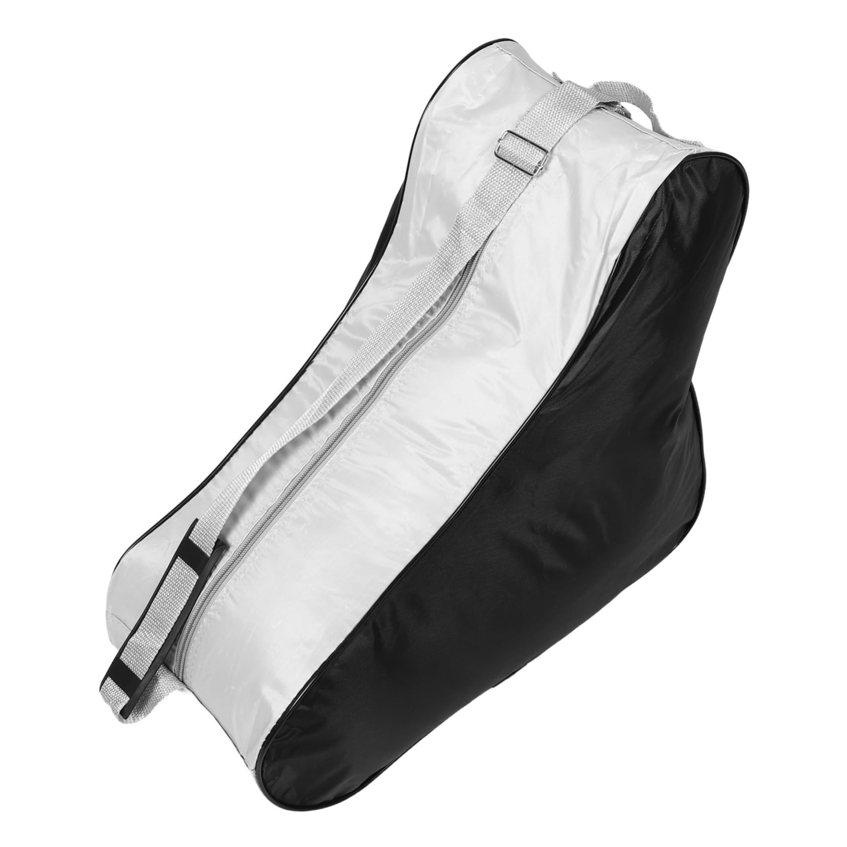 SUPVOX Boy Girl Triangle Zipper Skates Bag Stylish Single Shoulder Backpack for Inline Ice Skates Mesh Storage for Roller Sports Shoes Versatile and Design