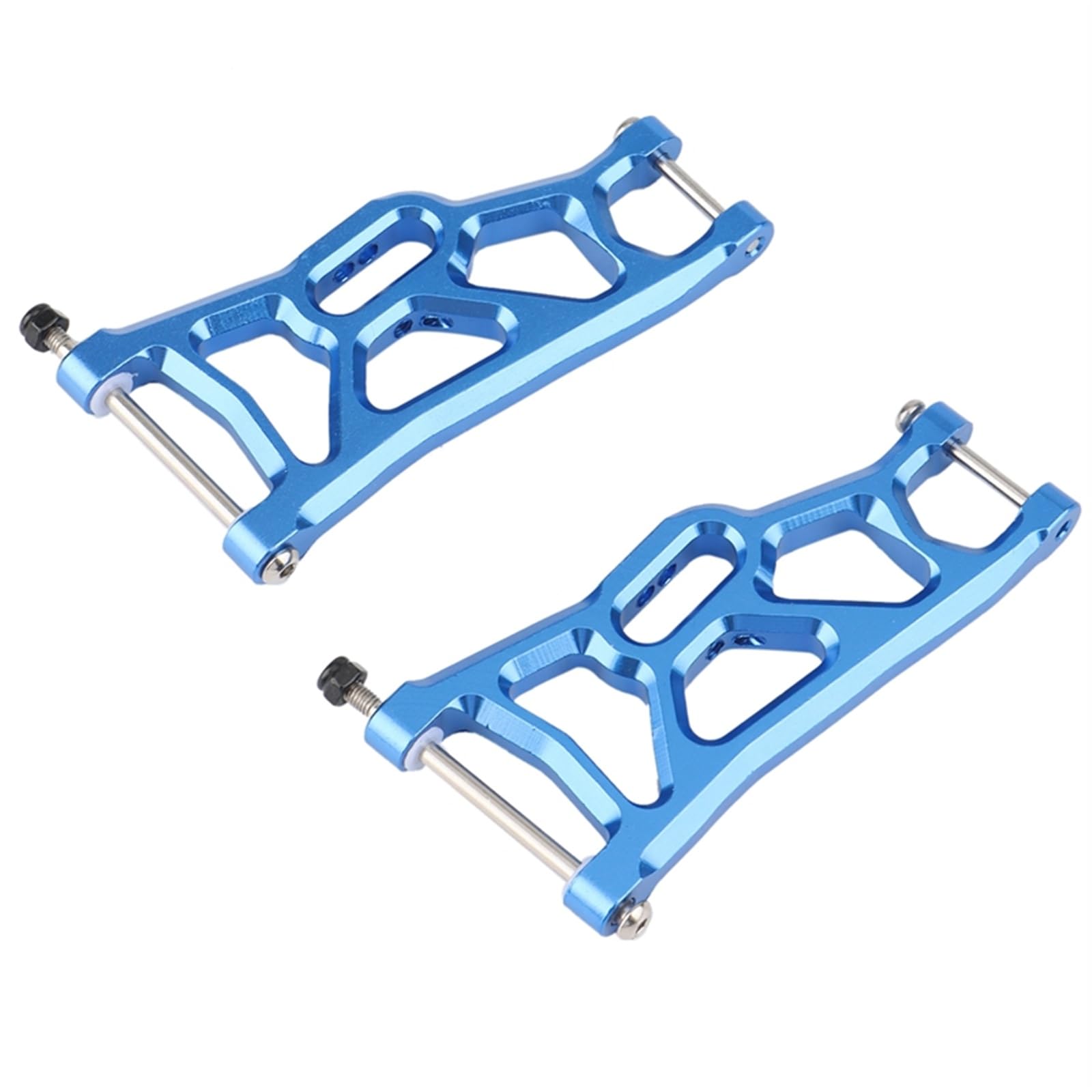 Metalowe przednie i tylne wahacze zestaw drążków kierowniczych 1/10, dla Traxxas, 2WD Slash 2555 3631 2532 Łącznik wahacza zawieszenia samochodu RC(Blue)