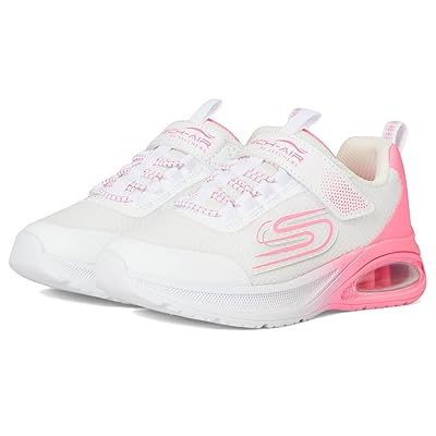 SKECHERS KIDS Microspec Max Advance Fly 3 303595L (Little Kid/Big Kid) Girls Shoes White/Pink