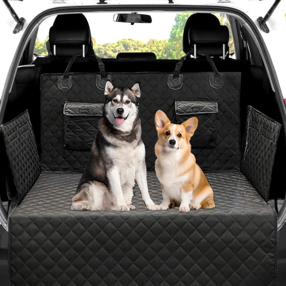 AKBIK Car Boot Protector, For BMW X5 (F15) 2013-2018 Nonslip Waterproof Dog Car Seat Cover Blanket With Side Protection Durable Antifouling