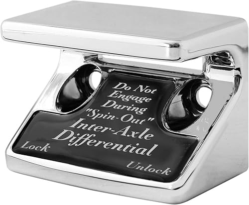 Vista 13 de GG Grand General 96181 Protector de interruptor cromado con etiqueta engomada azul de la suspensión del aire para Freightliner