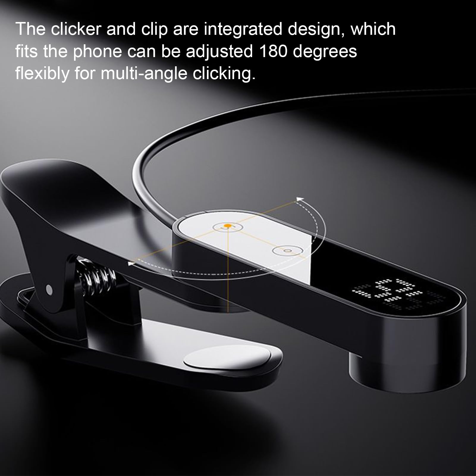 Generico Clicker Automatico | Toccatore per Smartphone Silenzioso con velocità Regolabile | Dispositivo Auto Touch Clicker Istantaneo - per Giochi Piace Ricompense Social Media