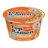 Generic Top Ramen Chicken Nissin Bowl, 3.4 Ounce (Pack of 6)