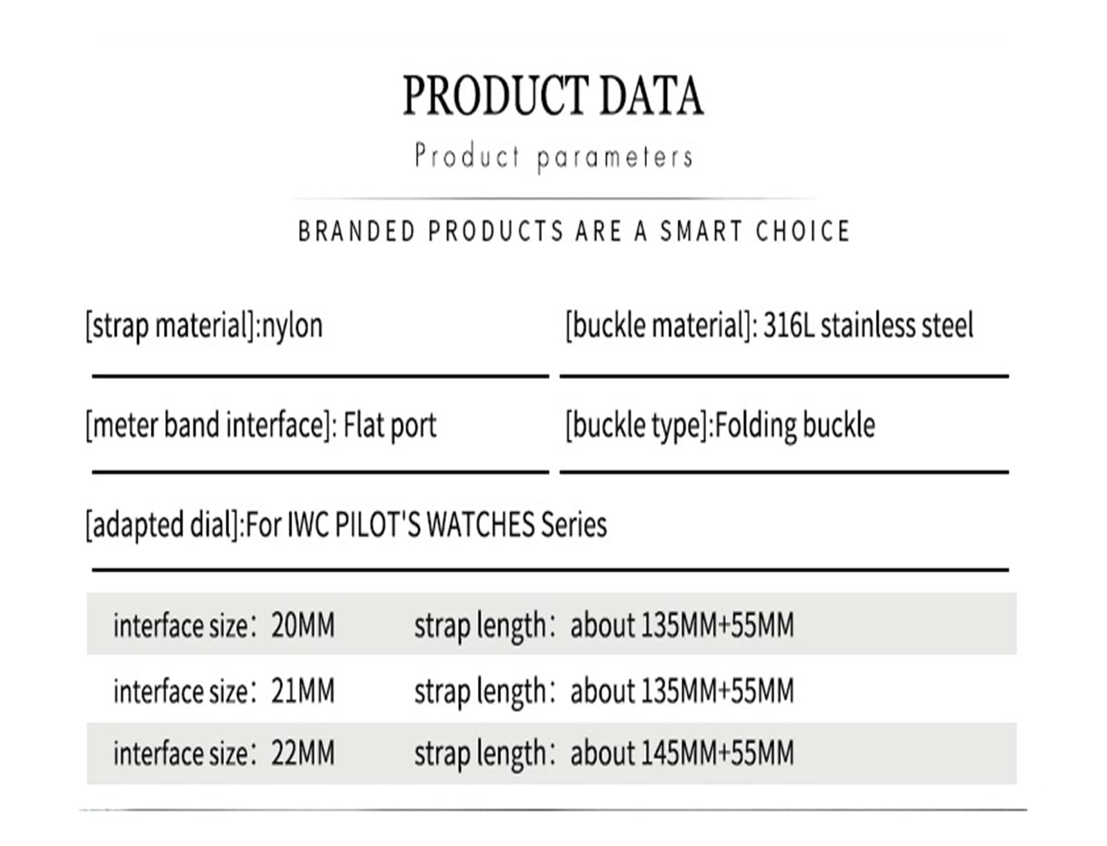 CZKE 20 mm, 21 mm, 22 mm, skórzany pasek do zegarka z włókna nylonowego, pasuje do IWC IW377729 IW389001, duży zegarek pilota, zielony, niebieski, czarny pasek do zegarka, 22mm, Agat
