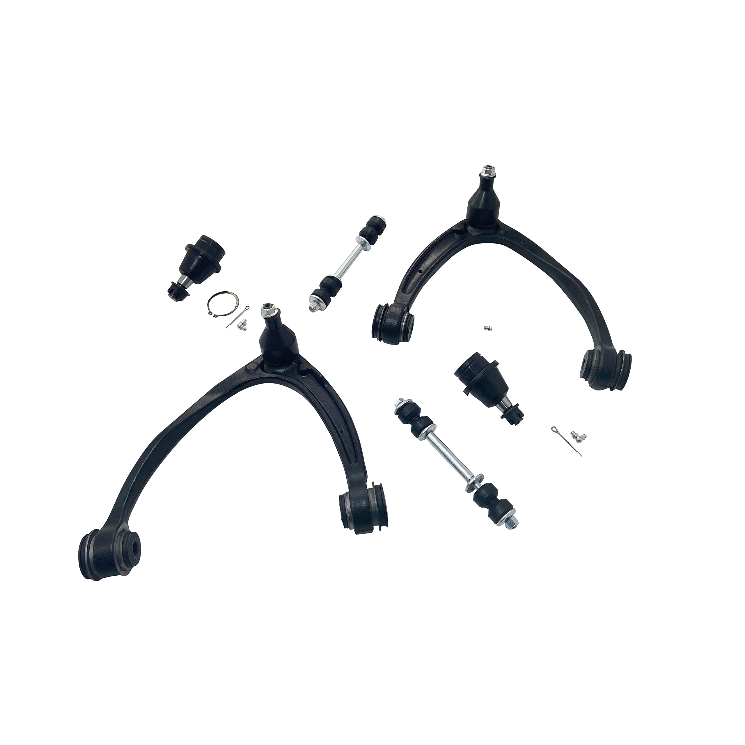 Photo 1 of Front Upper Control Arm With Ball Joint Suspension Kit Stabilizer Sway Bar Link Replacement Chassis For Cadillac Escalade Chevrolet Silverado Suburban Tahoe GMC Sierra Yukon K80669 K80670 6pcs