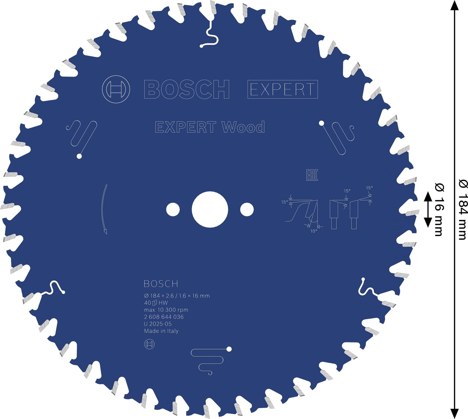Bosch 1x Tarcza pilarska EXPERT Wood