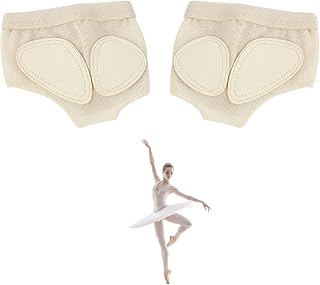 Dance Foot Thongs-1 Pair, Dance Wear Nude Paws Foot Toe Pad Support Lyrical Shoes Socks Anti-Slip Half Sole Forefoot for Ballet Jazze Moderne Contempory