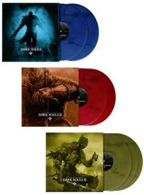 Dark Souls 1, 2 & 3: The Vinyl Collection (Vinil Vermelho / Azul, Edição Limitada) por Dark Souls, capa do álbum