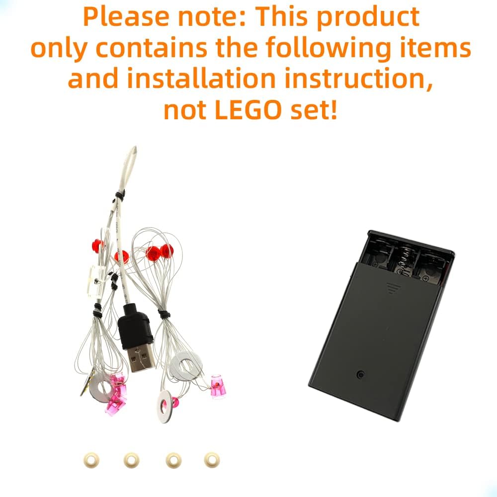 GEAMENT LED Light Kit Compatible with Lego Luke Skywalker’s X-Wing Fighter - for 75301 Model Set (Model Set Not Included)